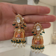 Arsh polki jhumka