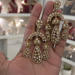 Surabhi moissanite polki stud
