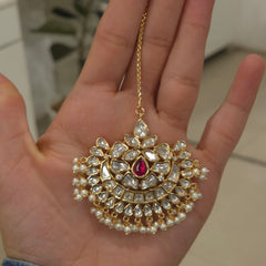 Chameli polki maangtikka