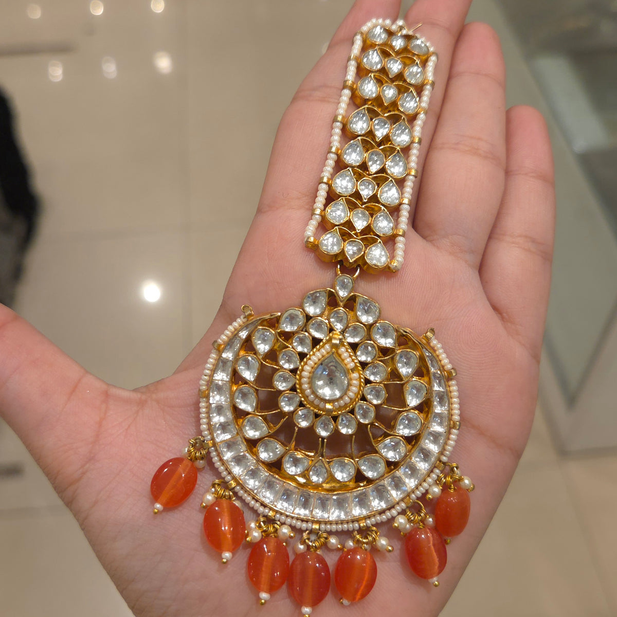 Damini Paachi Kundan Tikka