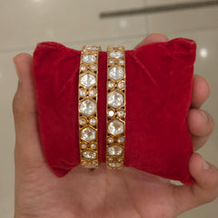 Luxmi Kundan polki bangles