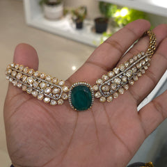 Rashi moissanite polki set