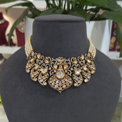 Vibha moissanite polki choker set