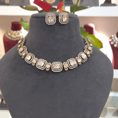 Gurisha moissanite necklace set
