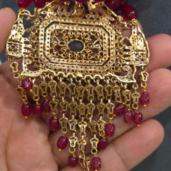 Manushri moissanite polki set