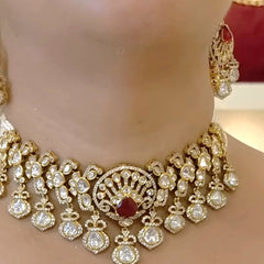 Spring Polki choker set