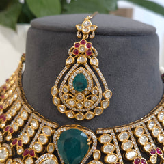 Nusrat bridal polki set