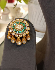 Raha moissanite polki set