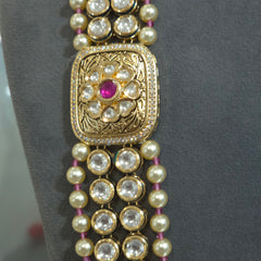 Mitali antique kundan polki set