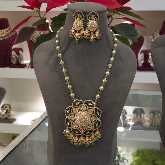 Jasica Moissanite polki long set