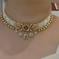 Arushi Antique Choker Necklece Set