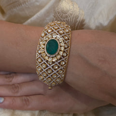 Meher moissanite polki bracelet