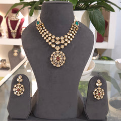 Meetali moissanite polki set