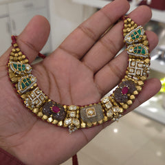 Noor Nizam moissanite polki jewelry