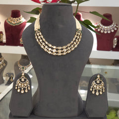 Kajal polki necklace set