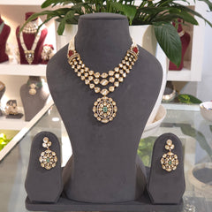 Meetali moissanite polki set