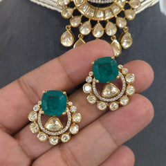 Meenali moissanite choker set