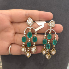 Nikku polki earrings