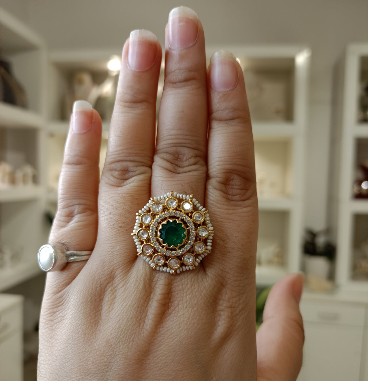 Mini polki rings