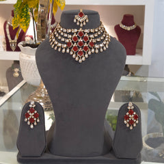 Rukasa polki choker set