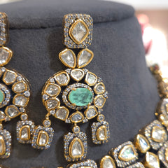 Shmara polki necklace set