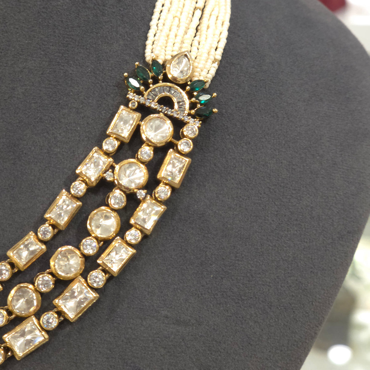 Kajal polki necklace set
