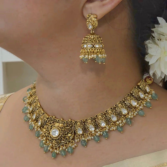 Namratha antique polki set