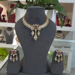 Rosie moissanite polki set