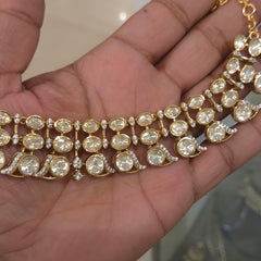 Shiksha moissanite polki set