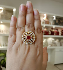 Mini polki rings