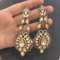 Mohini polki earrings