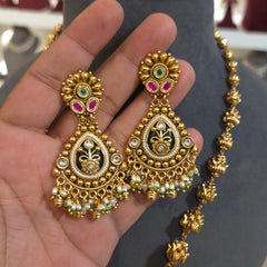 Raghvi antique golden set