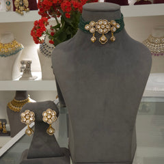 Taran moissanite polki set