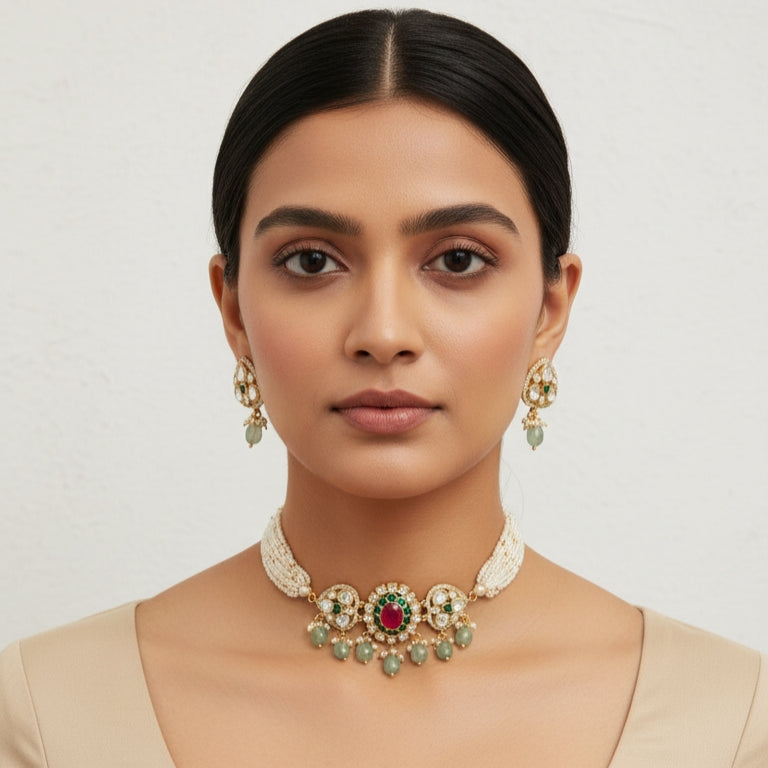 Anaya Moissanite choker