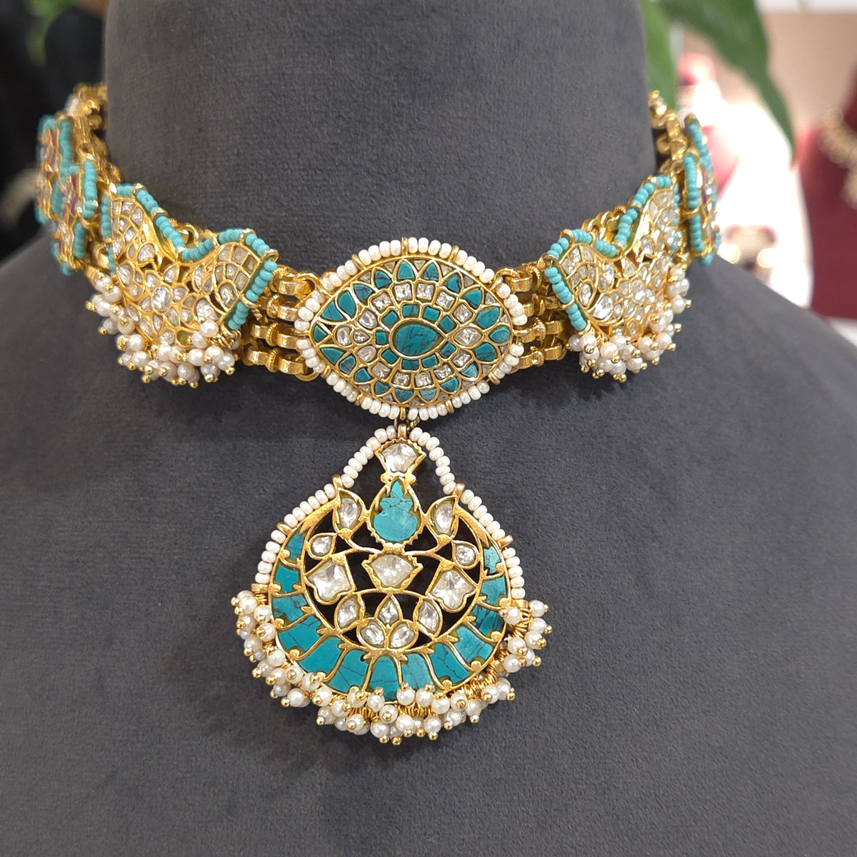 Deen Nizaam moissanite polki jewelry