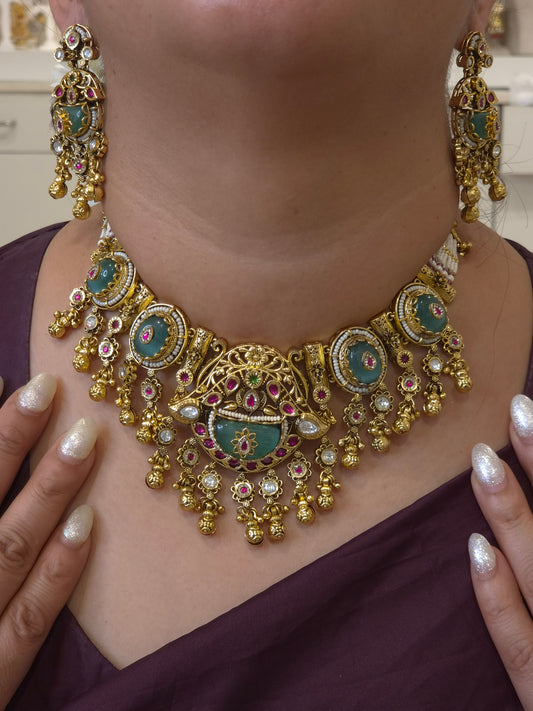 Rajshri heritage necklace set