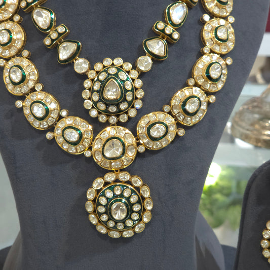 Dharani moissanite long set