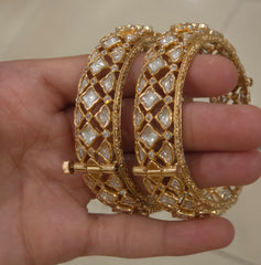 Reema Kundan polki bangles