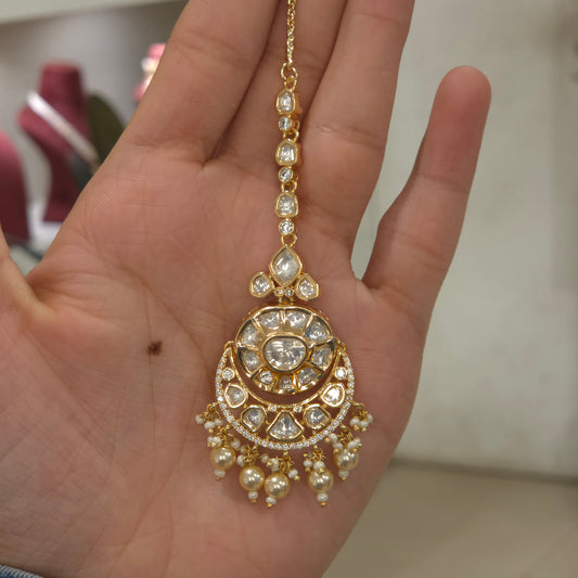 Shivpriya Polki Maangtikka