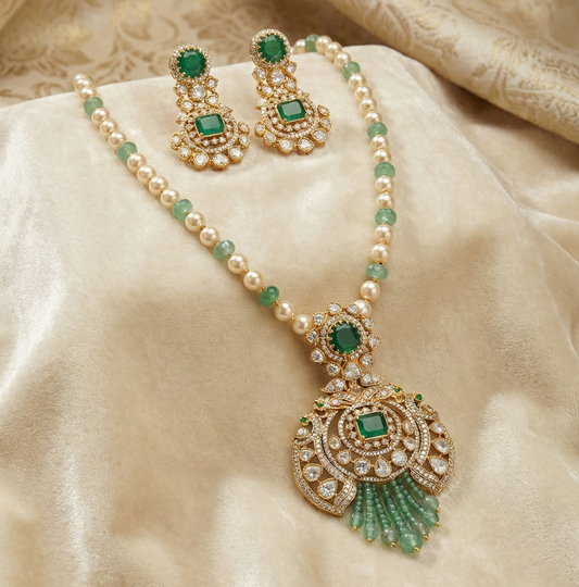 Baani moissanite polki p set