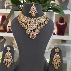 Harleen polki necklace set
