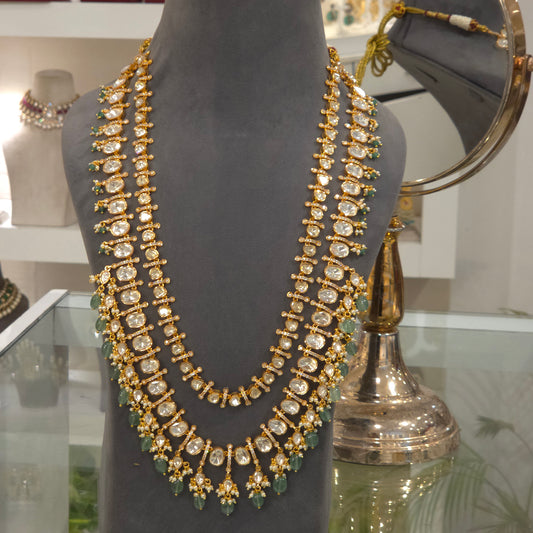 Harini moissanite polki set