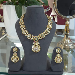 Yogitha moissanite polki set