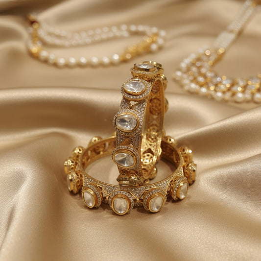 Achintya moissanite bangles