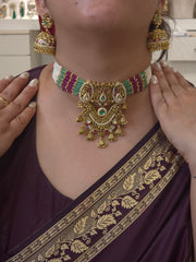Vinitha heritage necklace set