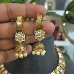 Gurleen antique polki set