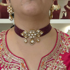 Maroosa moissanite polki set