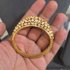 Heena moissanite polki bracelet