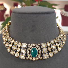 Shmara polki necklace set