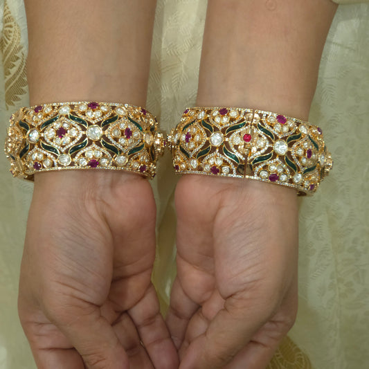 Keerthi polki bangles
